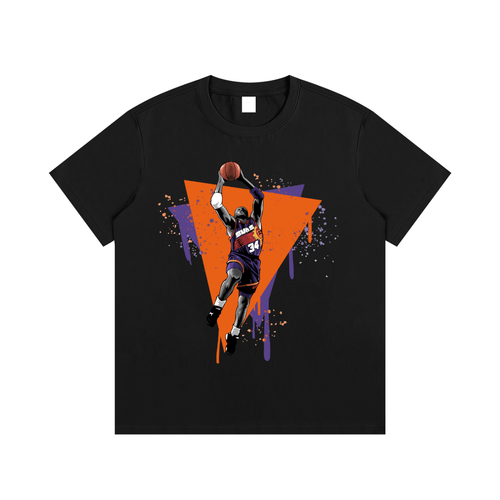 Round Mound of Rebound Essential Cotton T-Shirt Black