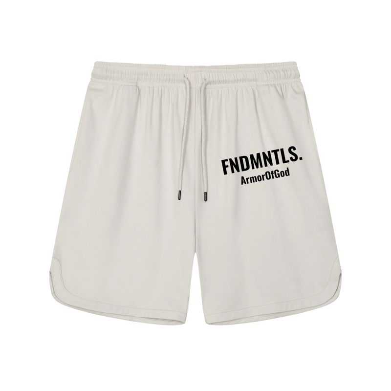 FNDMNTLS. Armor of God Mesh-Lined Quick-Dry Performance Shorts