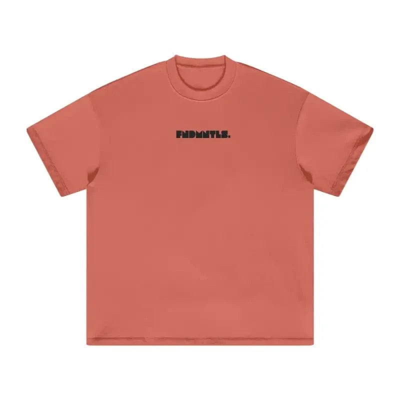 FNDMNTLS. Black Logo Heavyweight Graphic T-Shirt Watermalon Red / XS