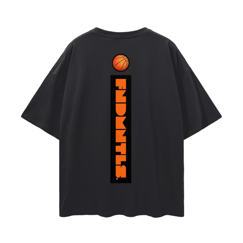 FNDMNTLS. Shattered Back Board Oversize Deep Drop Shoulder Graphic Tshirt