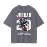 Gray Better with Time Unisex Seamless T-Shirt - 230 GSM featuring a champion-themed print and vintage-style design.