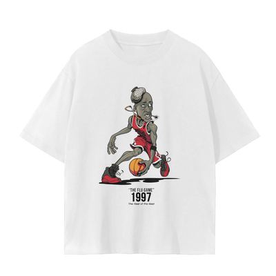 1997 Flu Game Unisex Seamless Graphic T-Shirt - 230 GSM - Heretic - s Streetwear - casual wear - Cotton T-shirt -  product_type
