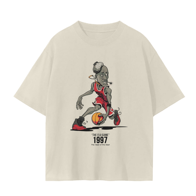1997 Flu Game Unisex Seamless Graphic T-Shirt - 230 GSM - Heretic - s Streetwear - casual wear - Cotton T-shirt -  product_type