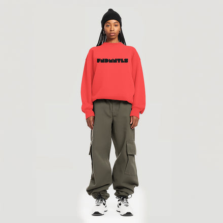 FNDMNTLS Embroidered Logo  Premium Sweatshirt