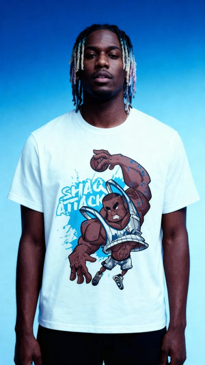 Shaq Attack Unisex Cotton T-Shirt: Comfort & Style Essential