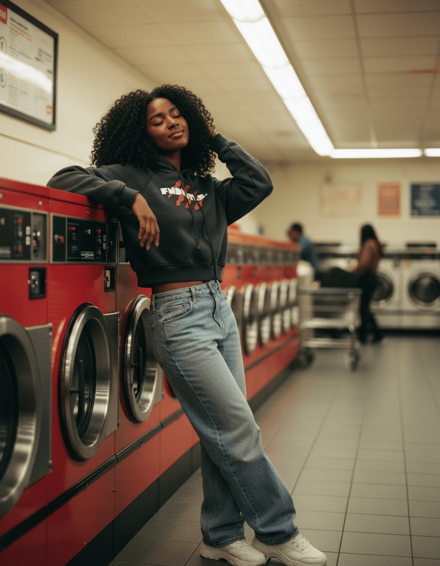 Blood Scarred Snow Washed Cropped Hoodie - Heretic - s Streetwear - Cropped Hoodie - Snow Washed Hoodie -  product_type