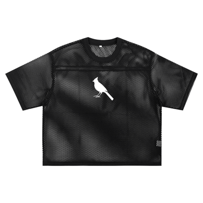 Boxy Net T-Shirt with Bird Motif - Stylish & Versatile Style - Heretic - s Streetwear - Casual Wear - Eternal Bonds -  product_type