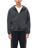 Gray hooded zip-up sweatshirt from Care Bears FNDMNTLS collection, available in various inches and centimeters