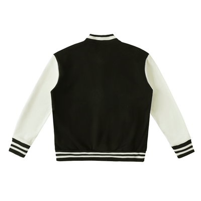 Chrome Cardinal Two - Tone Fleeced Varsity Jacket - Heretic - s Streetwear - Chrome Cardinals - drop access -  product_type