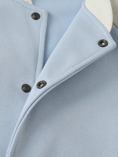 Chrome Cardinal Two Tone Raglan Sleeve Varsity Jacket - Heretic - s Streetwear - two tone raglan sleeve - varsity jacket -  product_type