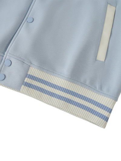 Chrome Cardinal Two Tone Raglan Sleeve Varsity Jacket - Heretic - s Streetwear - two tone raglan sleeve - varsity jacket -  product_type