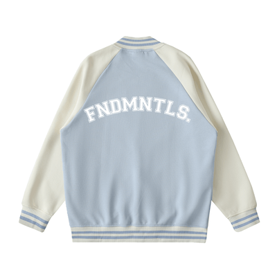 Chrome Cardinal Two Tone Raglan Sleeve Varsity Jacket - Heretic - s Streetwear - two tone raglan sleeve - varsity jacket -  product_type