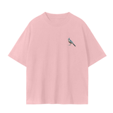 Pink T-shirt with Bird Graphic from Cardinals Fndmntls Rugby line, size Inches cm