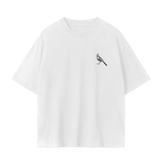 White T-shirt with bird graphic from Cardinals Fndmntls Rugby collection, size inch cm