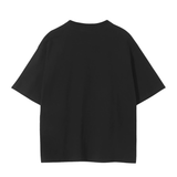 Black short-sleeved T-shirt featuring Chrome Cardinals Fndmntls and Bird Graphic design