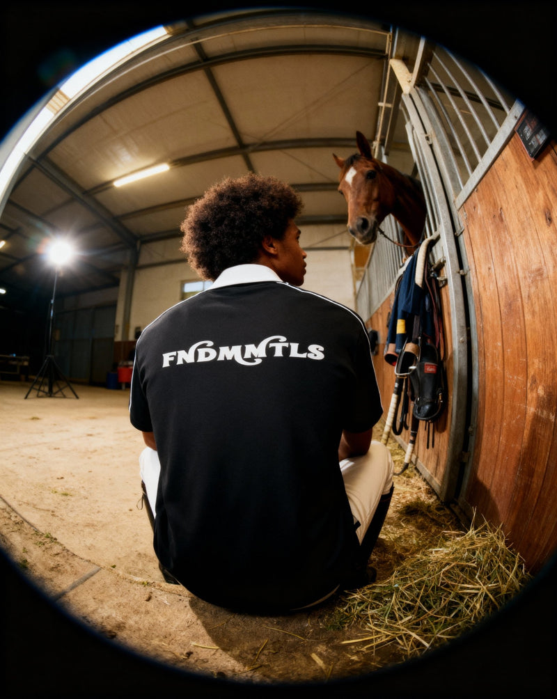 Contrast Collar Short - Sleeve Polo Shirt - Heretic - s Streetwear - casual wear - Cotton Polo -  product_type