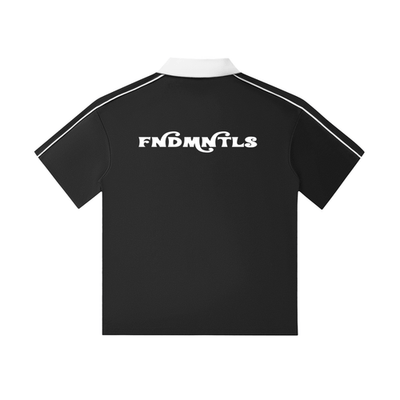 Contrast Collar Short - Sleeve Polo Shirt - Heretic - s Streetwear - casual wear - Cotton Polo -  product_type