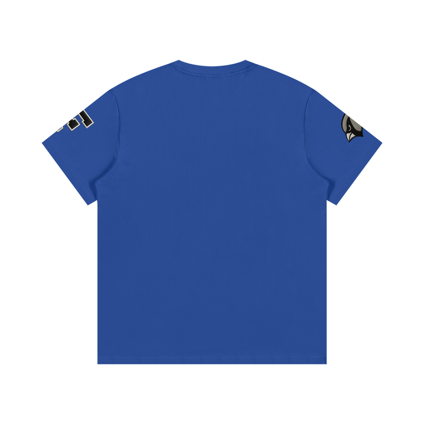 Embroidered Varsity Essential Cotton T-Shirt - Heretic - s Streetwear - DTG - embroidery effect -  product_type