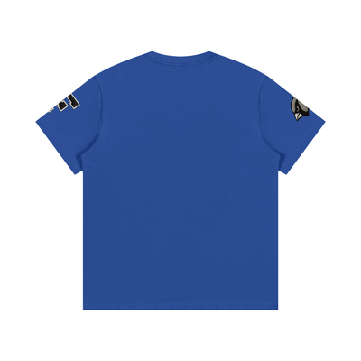 Embroidered Varsity Essential Cotton T-Shirt - Heretic - s Streetwear - DTG - embroidery effect -  product_type