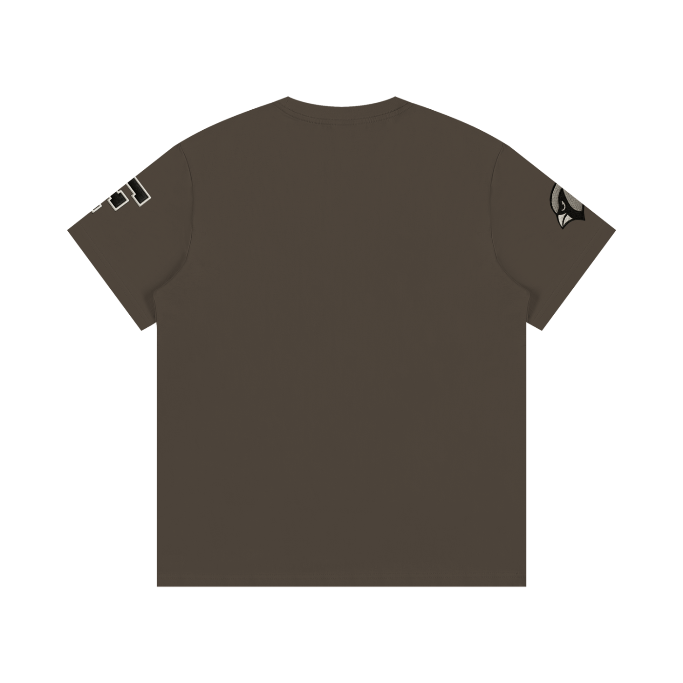 Embroidered Varsity Essential Cotton T-Shirt - Heretic - s Streetwear - DTG - embroidery effect -  product_type