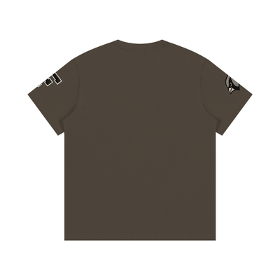 Embroidered Varsity Essential Cotton T-Shirt - Heretic - s Streetwear - DTG - embroidery effect -  product_type