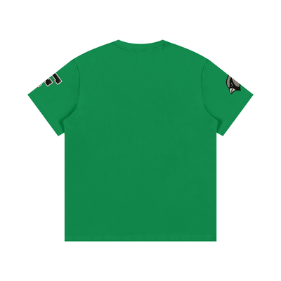 Embroidered Varsity Essential Cotton T-Shirt - Heretic - s Streetwear - DTG - embroidery effect -  product_type