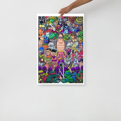 Enemies of the Turtles Photo Paper Poster - Heretic - s Streetwear - 20x30 posters - animation posters -  product_type