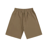Khaki elastic-waist shorts from Ferrari Boys Essential Heavyweight Bird Emblem Shorts collection