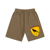Khaki shorts with bird emblem from Ferrari Boys Essential Heavyweight collection