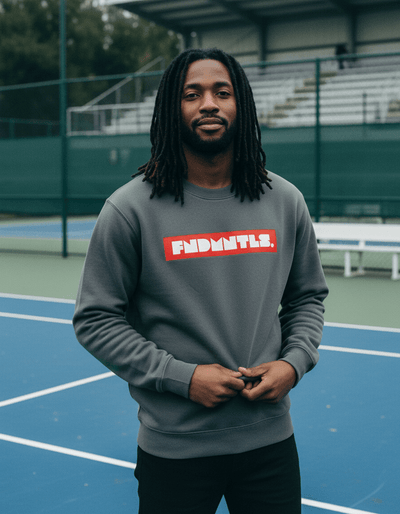 Fleeced Cotton Blend Graphic Sweatshirt - Heretic - s Streetwear - Casual Wear - Fleeced Sweatshirt -  product_type