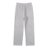 Gray sweatpants from God Fndmntls Crest Bird Fleece collection, available in various inch and cm sizes