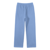 Light blue God Fndmntls Crest Bird fleece sweatpants in 30 inch waist for casual wear