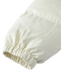 Padded jacket sleeve detail of Fundamentals Unisex Light Blue Puffer in inches and centimeters