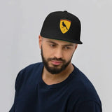 FNDMNTLS. Ferrari Boys Flat Brim Cap Black