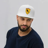 FNDMNTLS. Ferrari Boys Flat Brim Cap White