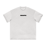 FNDMNTLS. Black Logo Heavyweight Graphic T-Shirt - Oat Gray / XS - Tshirts