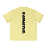 FNDMNTLS. Black Logo Heavyweight Graphic T-Shirt - Tshirts