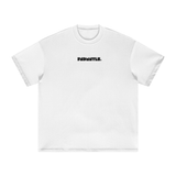 FNDMNTLS. Black Logo Heavyweight Graphic T-Shirt - White / XS - Tshirts