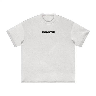 FNDMNTLS. Black Logo Heavyweight Graphic TShirt - Heretic-s Streetwear - 100% Cotton Shirt - 305GSM T-Shirt