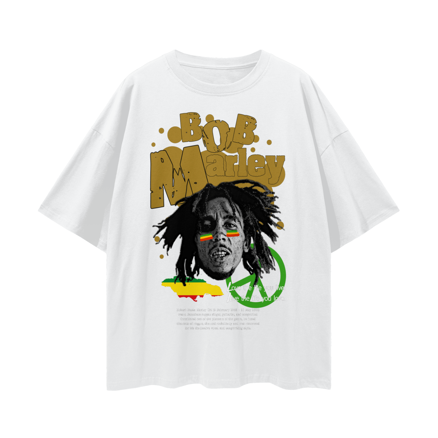 bob marleyHeretic-s StreetwearCasual StreetwearCasual T-shirt