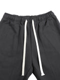 FNDMNTLS. Mr. Rodgers Flared Black Drawstring Pants