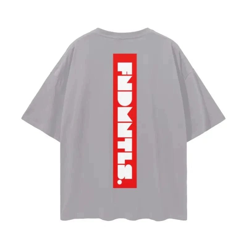 FNDMNTLS. Box Logo Graphic T-shirt - Heretic - s Streetwear - Box Logo - Casual Wear -  product_type