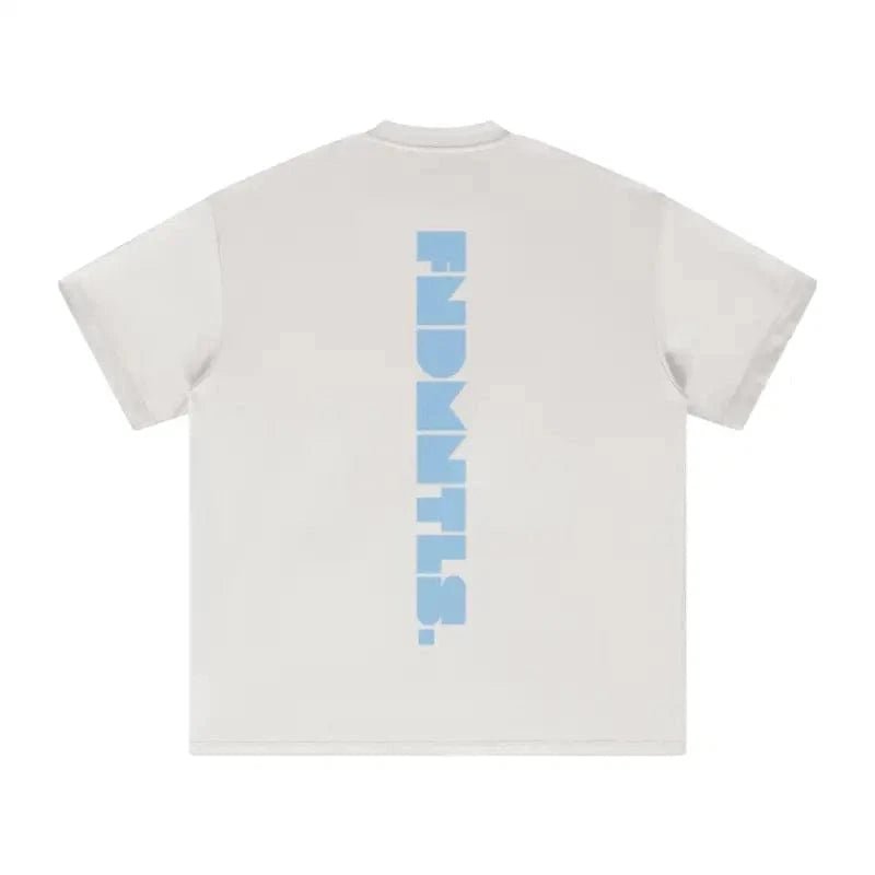 FNDMNTLS. Carolina Heavyweight Earth Tone FOG Graphic T-Shirt - 305GSM - Heretic - s Streetwear - casual t-shirt - Casual Wear -  product_type