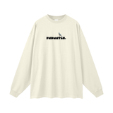 Oat Gray Long Sleeve Graphic Tee featuring chrome cardinals long design and long-sleeved style