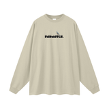 Oat Gray Long Sleeve Graphic Tee from Chrome Cardinals Long collection featuring a beige long-sleeved shirt