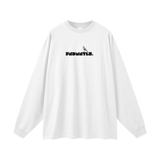 Oat Gray Long Sleeve Graphic Tee featuring chrome cardinals long design