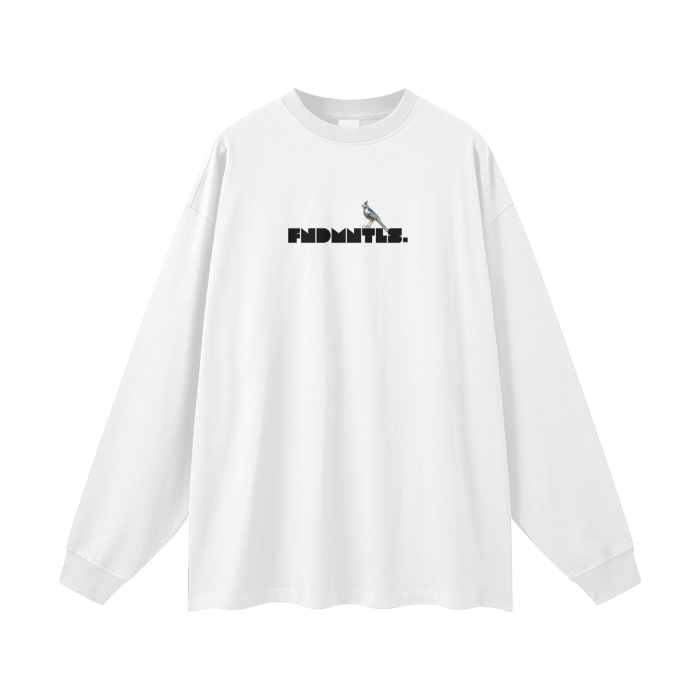 FNDMNTLS. Chrome Cardinals Long Sleeve Graphic TShirt - Heretic - s Streetwear - Casual Wear - Chrome Cardinals -  product_type