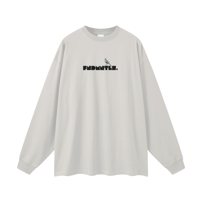 FNDMNTLS. Chrome Cardinals Long Sleeve Graphic TShirt - Heretic - s Streetwear - Casual Wear - Chrome Cardinals -  product_type