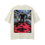 Vintage Wash Drop Shoulder T-Shirt - 250 GSM