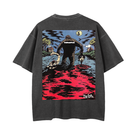 Vintage Wash Drop Shoulder T-Shirt - 250 GSM